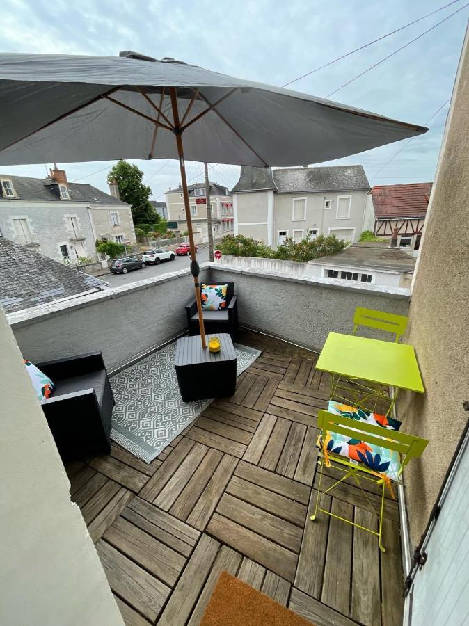 Logement Entier: Appartement Avec Terrasse Quartier De La Gare Amboise Luaran gambar